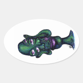 Sticker Ovale fc