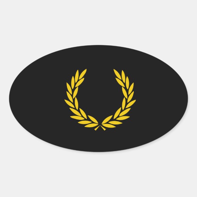 Sticker Ovale Fierté uniforme (Devant)