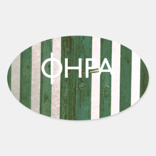 Sticker Ovale Fira - Santorini