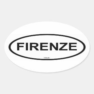 STICKER OVALE FIRENZER