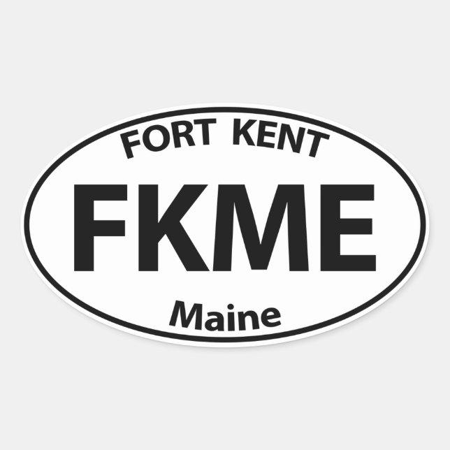 Sticker Ovale FKME Bumpah Stickah (Devant)
