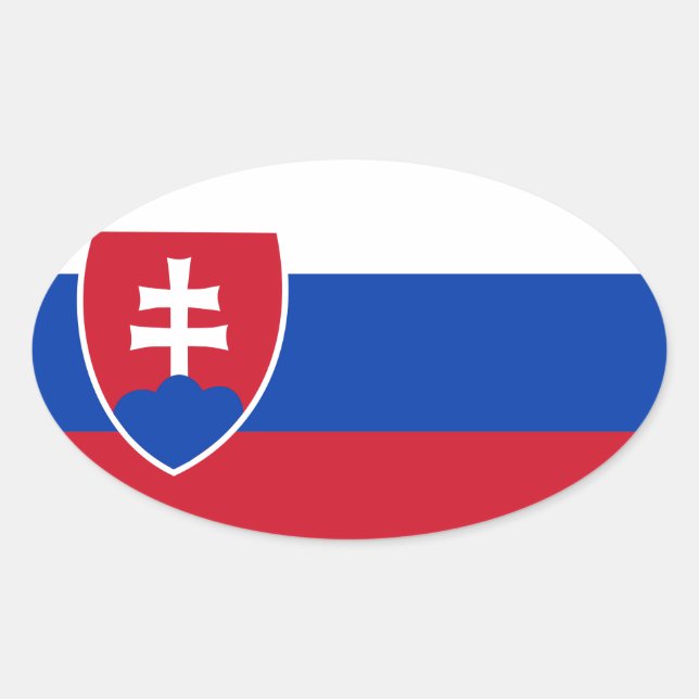 Sticker Ovale Flag (Devant)