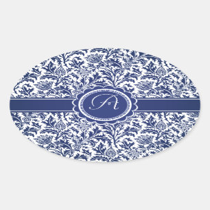 Sticker Ovale Floral de William Morris