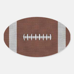 Sticker Ovale Football