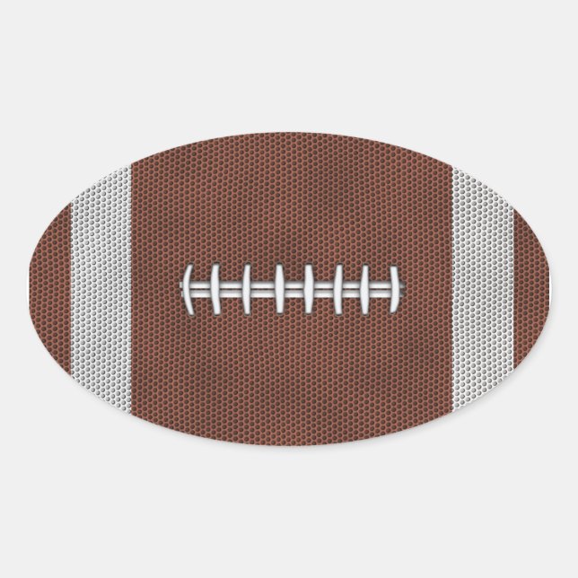 Sticker Ovale Football (Devant)