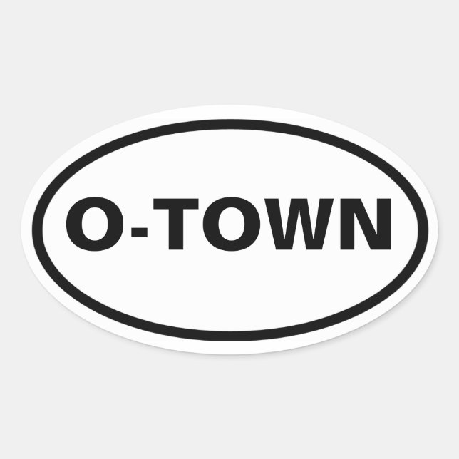 Sticker Ovale FOUR Oakland "O-town" (Devant)