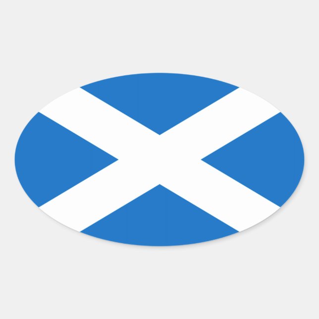 Sticker Ovale Freedom de Scotland (Devant)