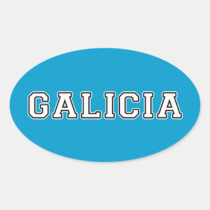 Sticker Ovale Galice