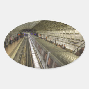 Sticker Ovale Gare de Washington DC