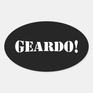 STICKER OVALE GEARDO !