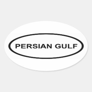 STICKER OVALE GOLFE PERSIEN