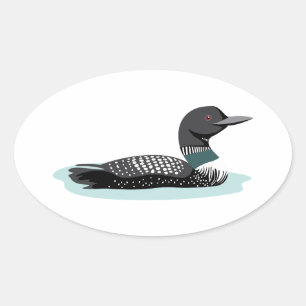 Sticker Ovale Grand lon du Nord
