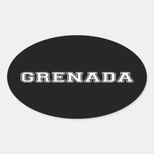 Sticker Ovale Grenade