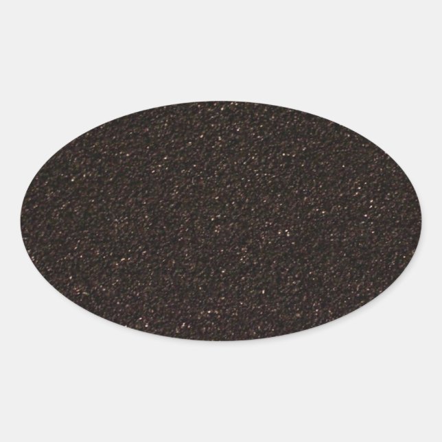 Sticker Ovale Griptape skateboard noir (Devant)