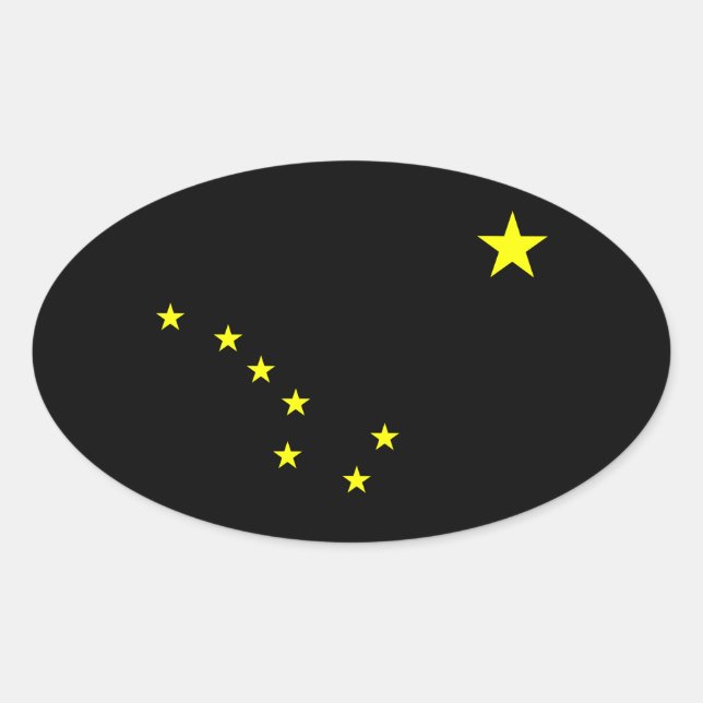 Sticker Ovale Grosse Pince Jaune (Devant)