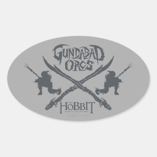 Sticker Ovale Gundabad Orcs Movie Icon