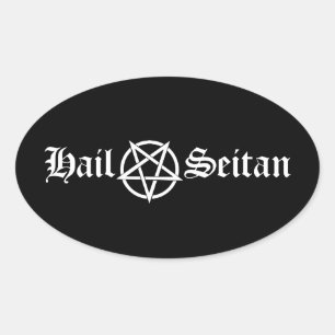Sticker Ovale Hail Seitan