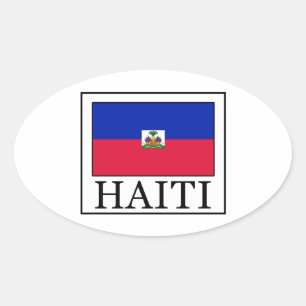 Sticker Ovale Haïti