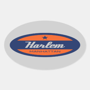 Sticker Ovale Harlem