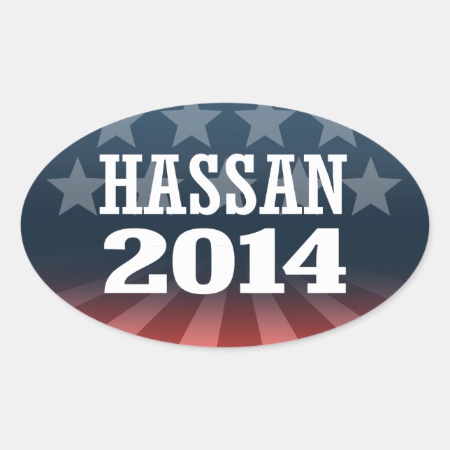 STICKER OVALE HASSAN 2014 (Devant)