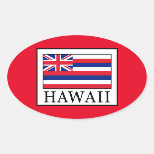 Sticker Ovale Hawaii