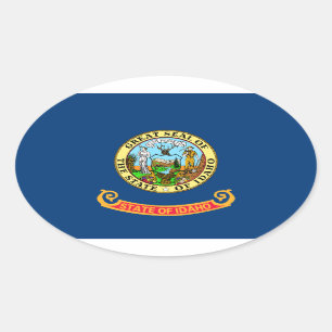 Sticker Ovale Idaho