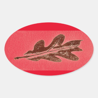 Sticker Ovale Images prises à partir de l'autocollant d'impressi