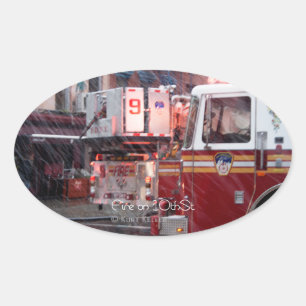 Sticker Ovale Incendie le 10ème ST