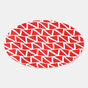 Sticker Ovale Indicateur Diver