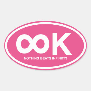 Sticker Ovale Infinité K