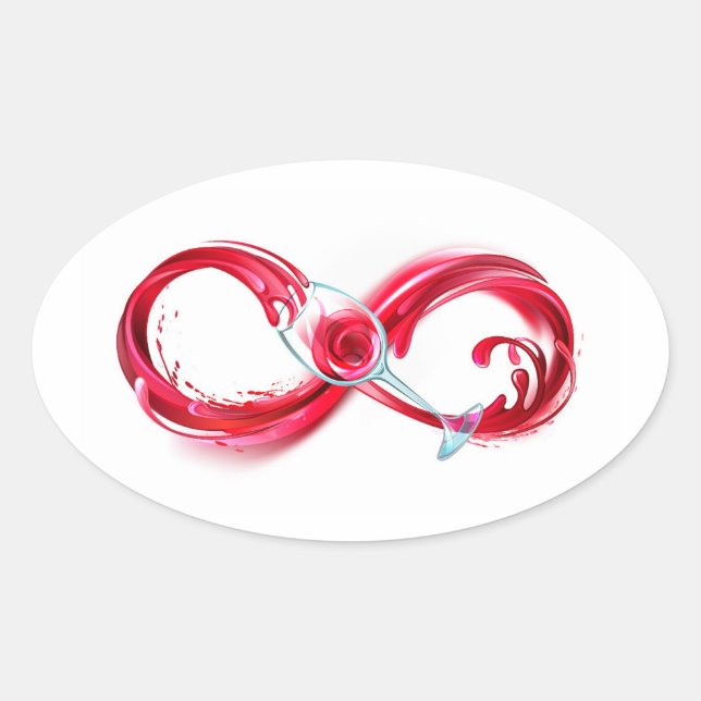 Sticker Ovale Infinity (Devant)