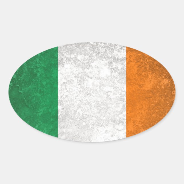 Sticker Ovale Irlande (Devant)