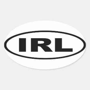 Sticker Ovale Irlande - IRL - Europe