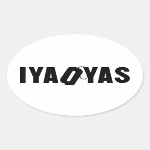 STICKER OVALE IYAOYAS