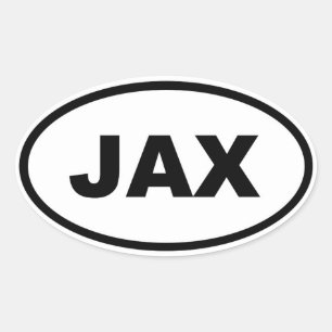 Sticker Ovale JAX Jackson