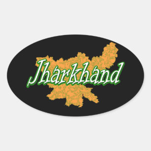 Sticker Ovale Jharkhand