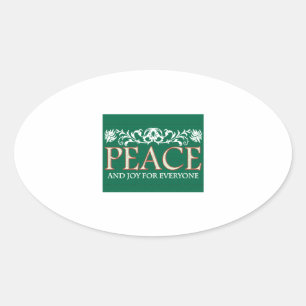 Sticker Ovale Joie Pour Tous