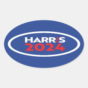 Sticker Ovale Kamala Harris 2024