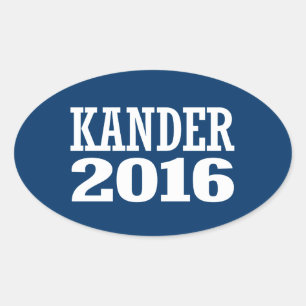 Sticker Ovale Kander - Jason Kander 2016