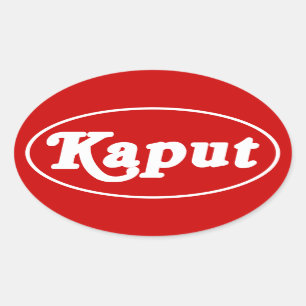 STICKER OVALE KAPUT ♦ NE FONCTIONNE PAS ♦