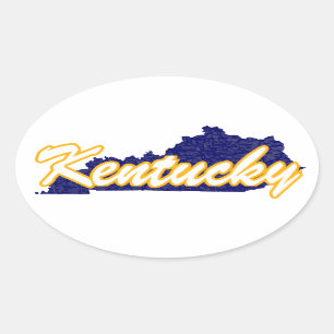 Sticker Ovale Kentucky
