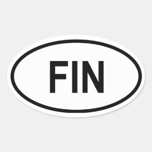 Sticker Ovale La Finlande "AILERON "