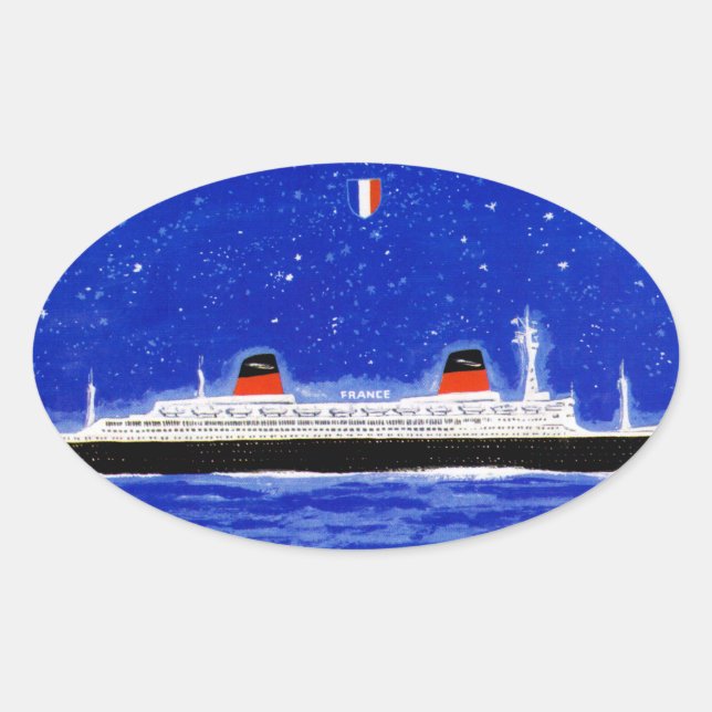 Sticker Ovale La Nouvelle-France (Devant)