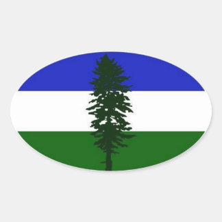 Sticker Ovale L'autocollant Doug