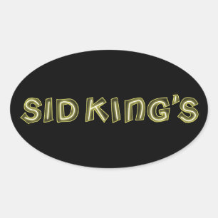 Sticker Ovale le club de sid king