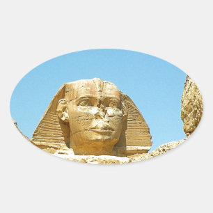 Sticker Ovale Le sphinx