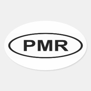 Sticker Ovale Le Transnistrie "PMR "