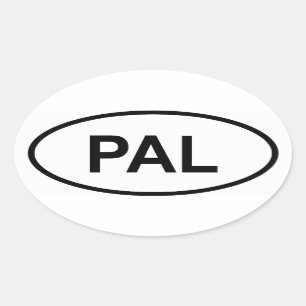 Sticker Ovale Les Palaos "pal "
