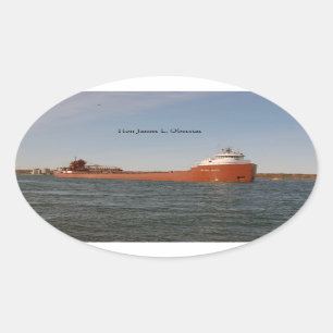 Sticker Ovale L'honorable James L. Oberstar