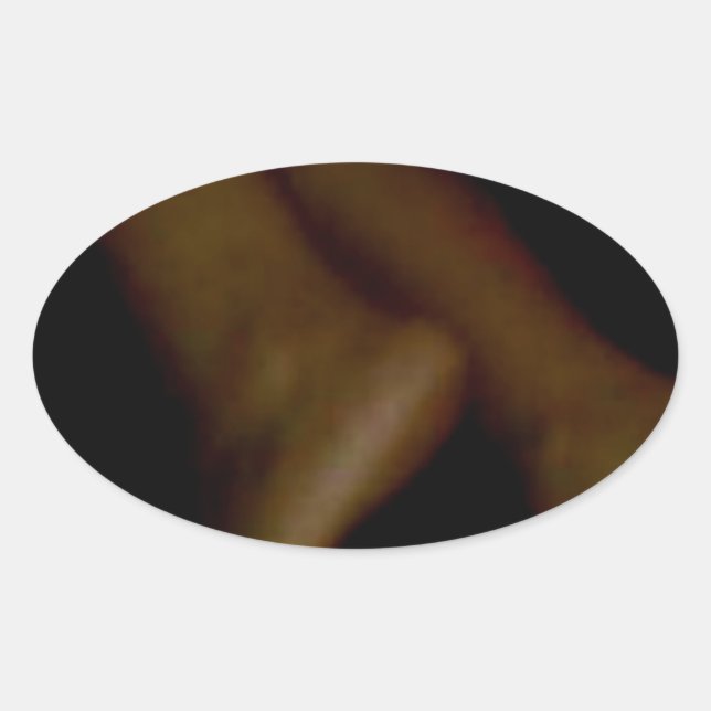 STICKER OVALE LICK MES PIEDS (Devant)